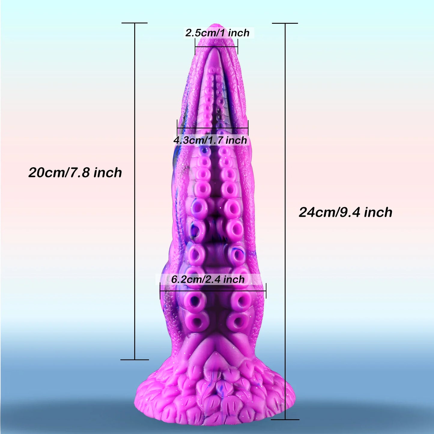 Tentacle Fantasy Dildo β Huge Suction Cup Monster for Deep Pleasure