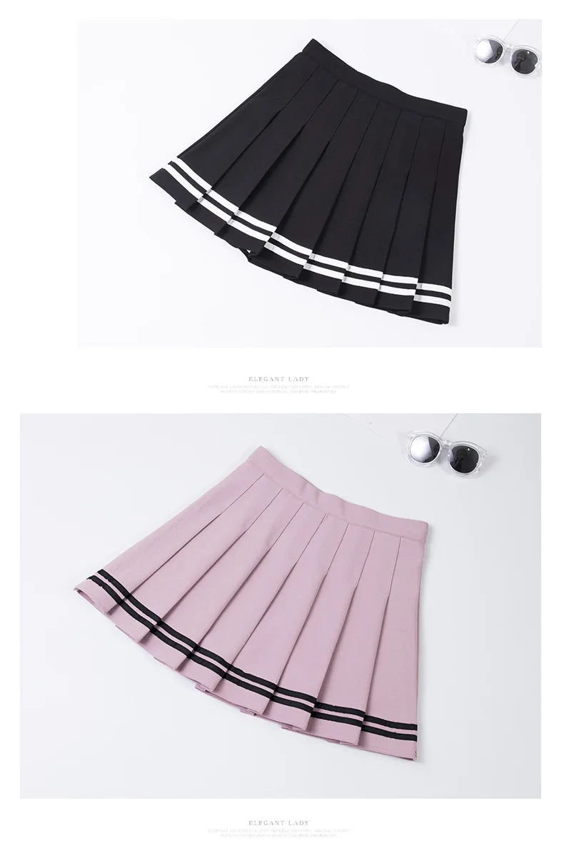 Flirty Pleated Mini Skirt β Sexy Korean Harajuku Tennis Skirt for Sport & Play