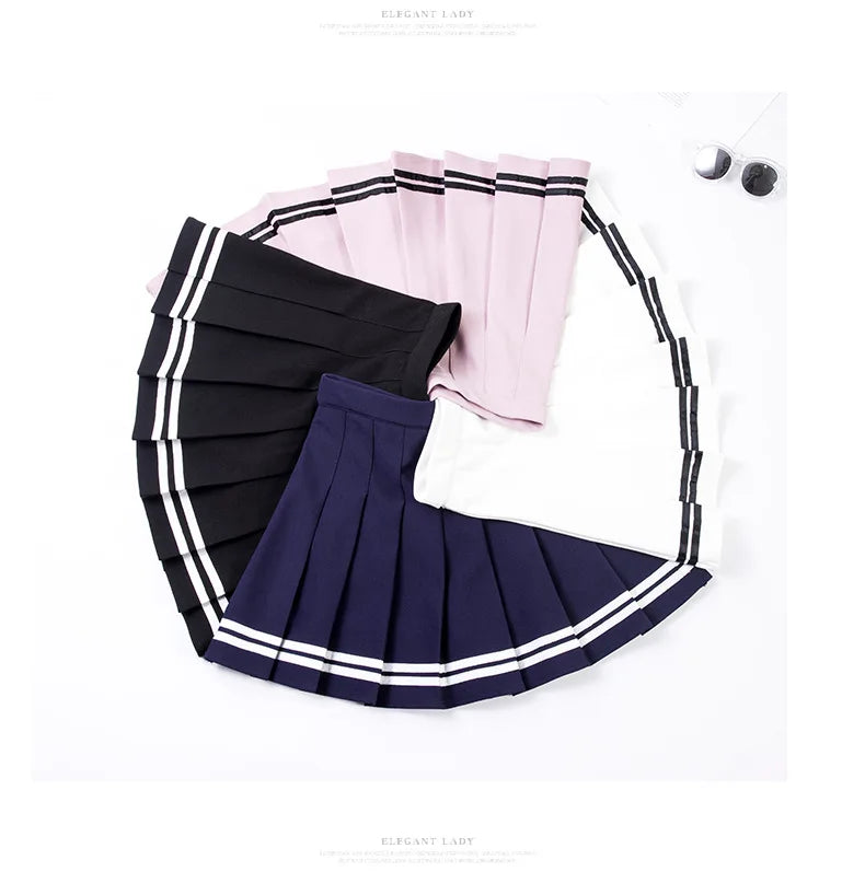 Flirty Pleated Mini Skirt β Sexy Korean Harajuku Tennis Skirt for Sport & Play