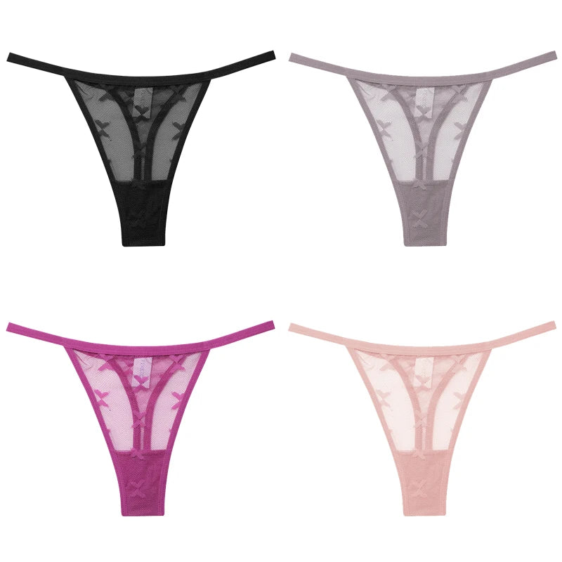 4-Pack Lace G-String Panties