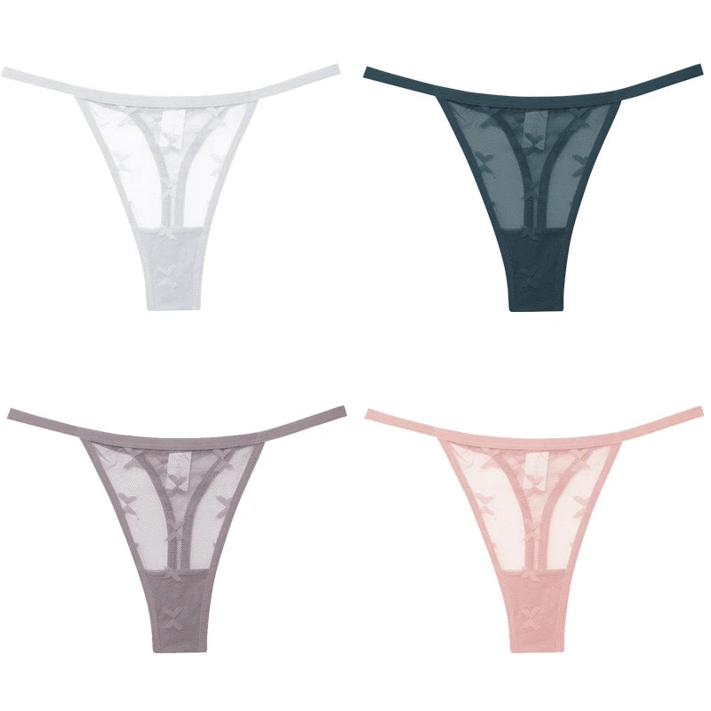 4-Pack Lace G-String Panties