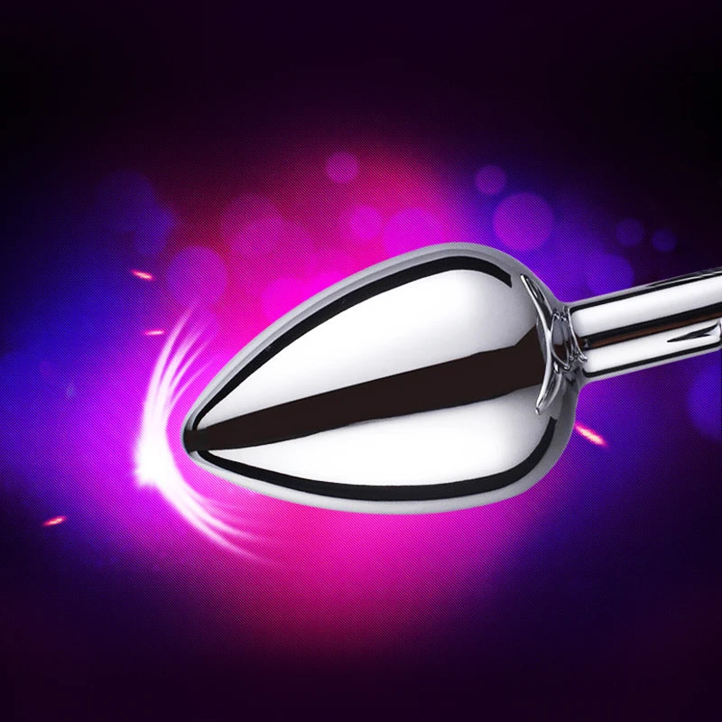 Sleek Metal Anal Plug & G-Spot Massager