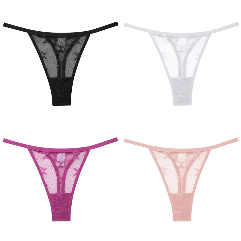 4-Pack Lace G-String Panties