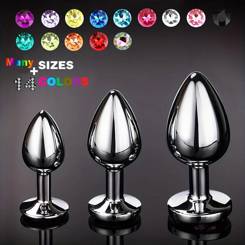 Sleek Metal Anal Plug & G-Spot Massager