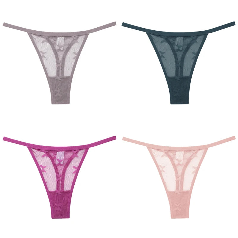 4-Pack Lace G-String Panties