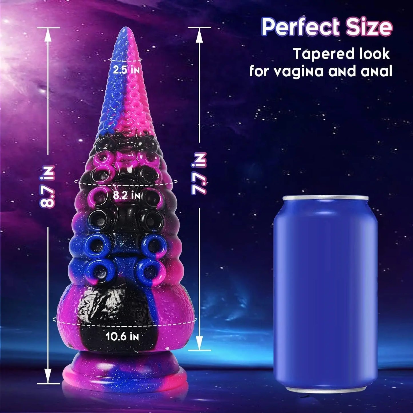 Tentacle Fantasy Dildo β Huge Suction Cup Monster for Deep Pleasure