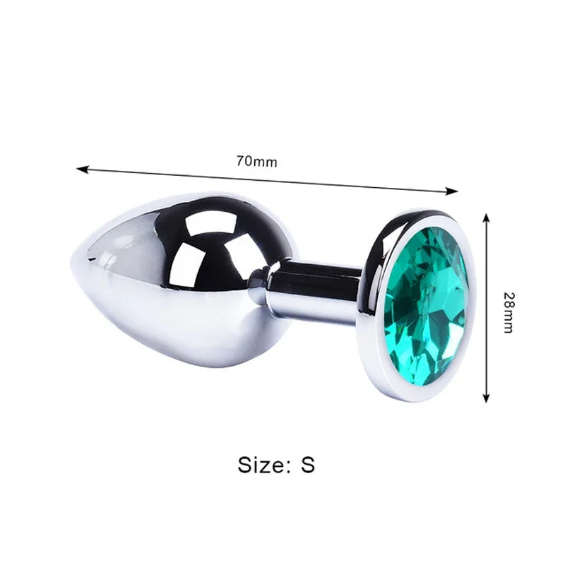 Stainless Steel Anal Plug – Premium Metal Adult Toy