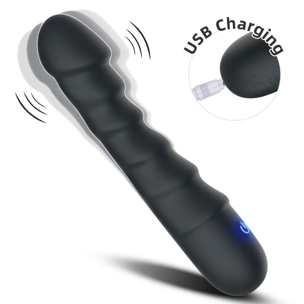 Ultra Soft 20-Mode Vibrating Dildo – G-Spot & Clit Pleaser
