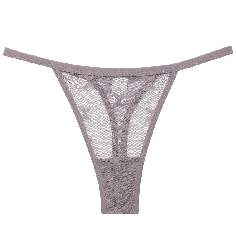 3-Pack Sheer Mesh G-Strings โ Sexy Low Rise G-Strings
