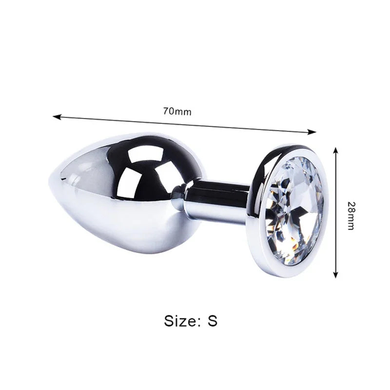 Stainless Steel Anal Plug – Premium Metal Adult Toy