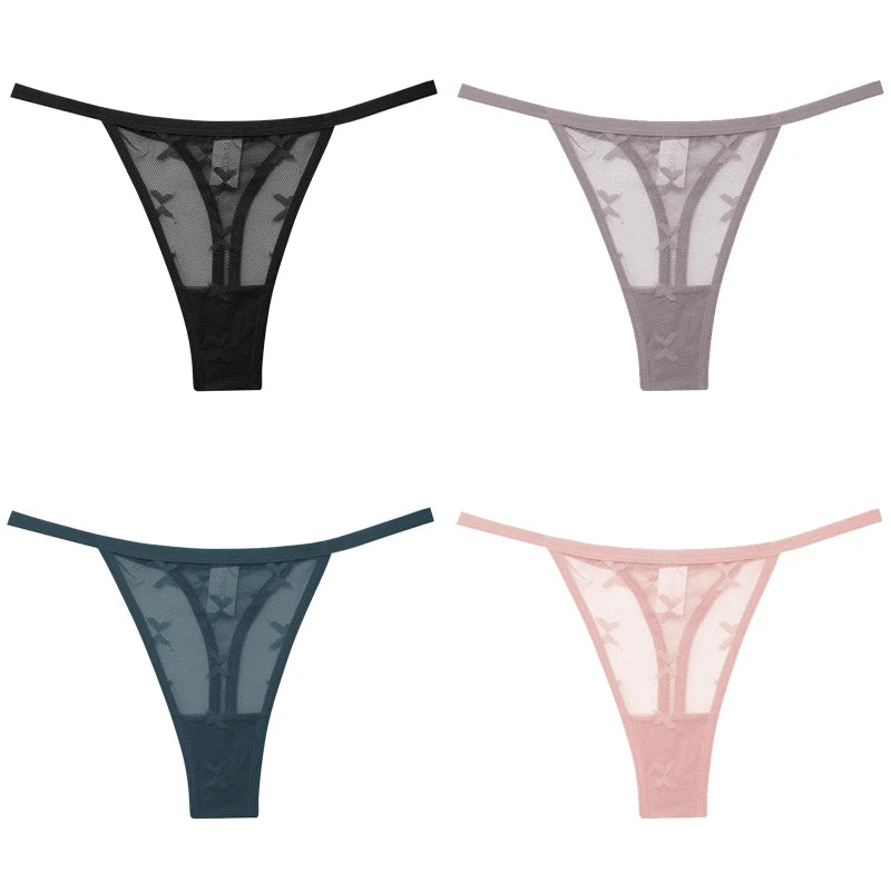 4-Pack Lace G-String Panties