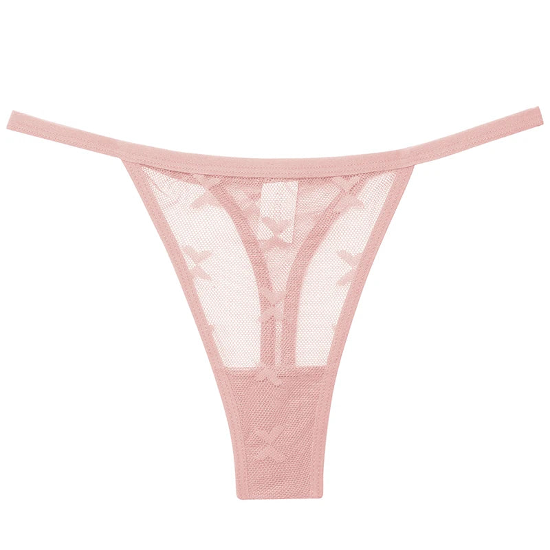3-Pack Sheer Mesh G-Strings โ Sexy Low Rise G-Strings