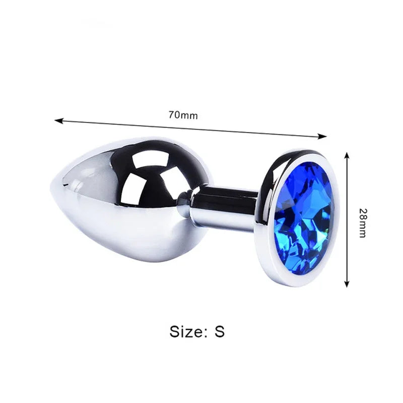 Stainless Steel Anal Plug – Premium Metal Adult Toy