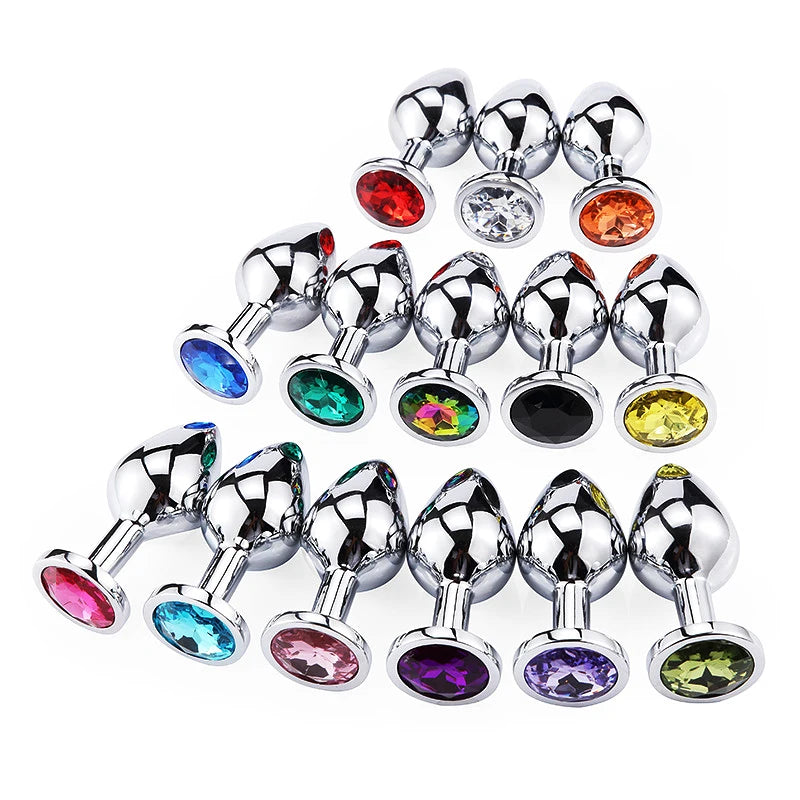 Sleek Metal Anal Plug & G-Spot Massager