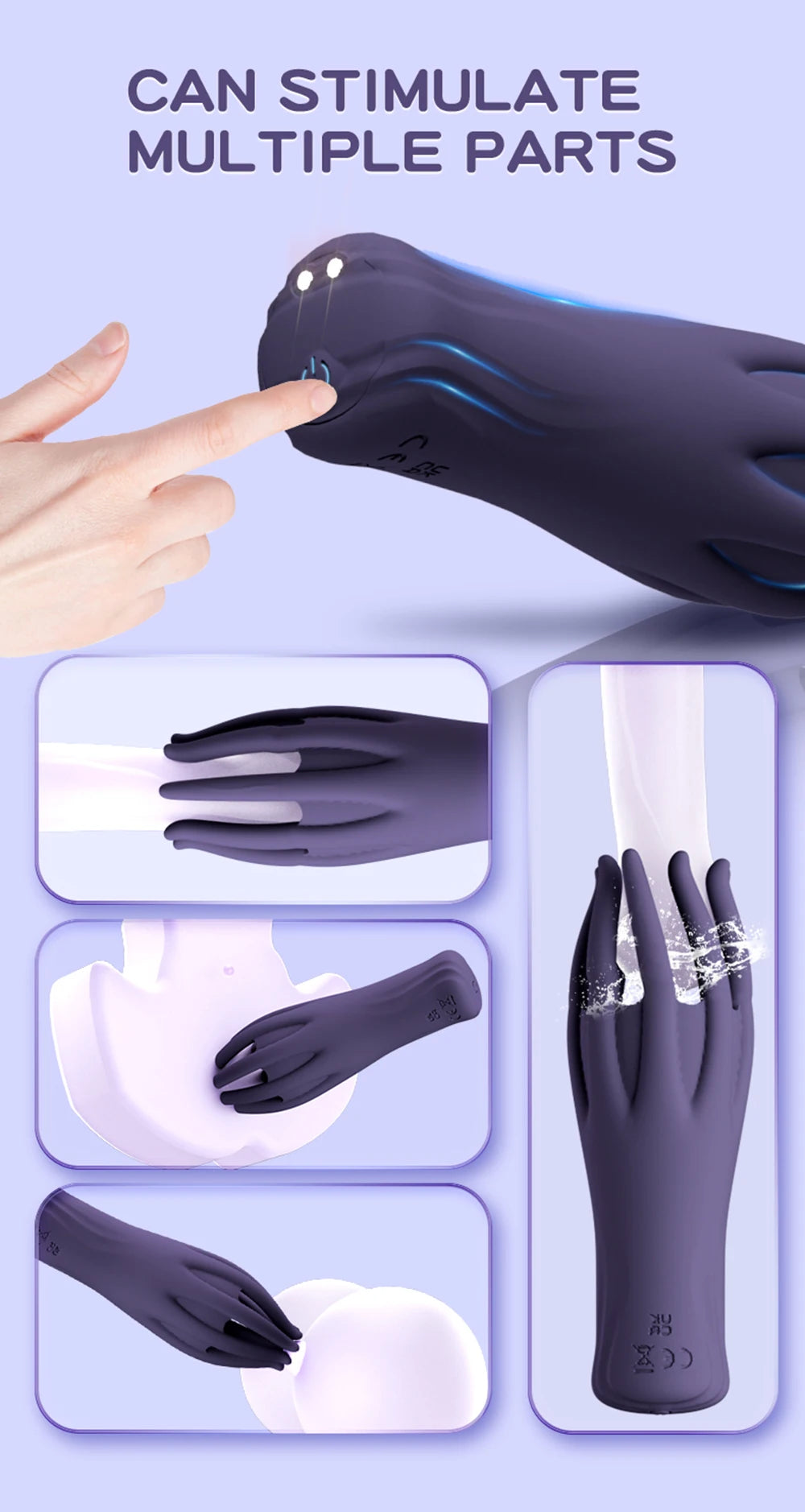 Turbo Stroke Vibrating Glans Trainer Male Masturbator