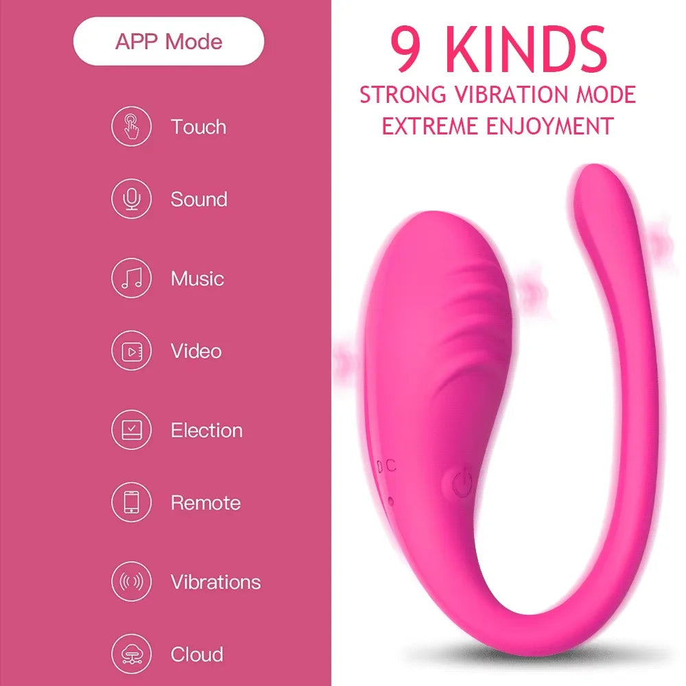 9-Speed App-Control Vibrating Egg – Wearable G-Spot & Anal Stimulator