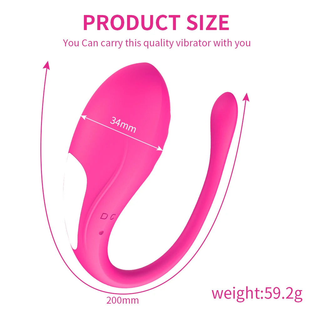 9-Speed App-Control Vibrating Egg – Wearable G-Spot & Anal Stimulator