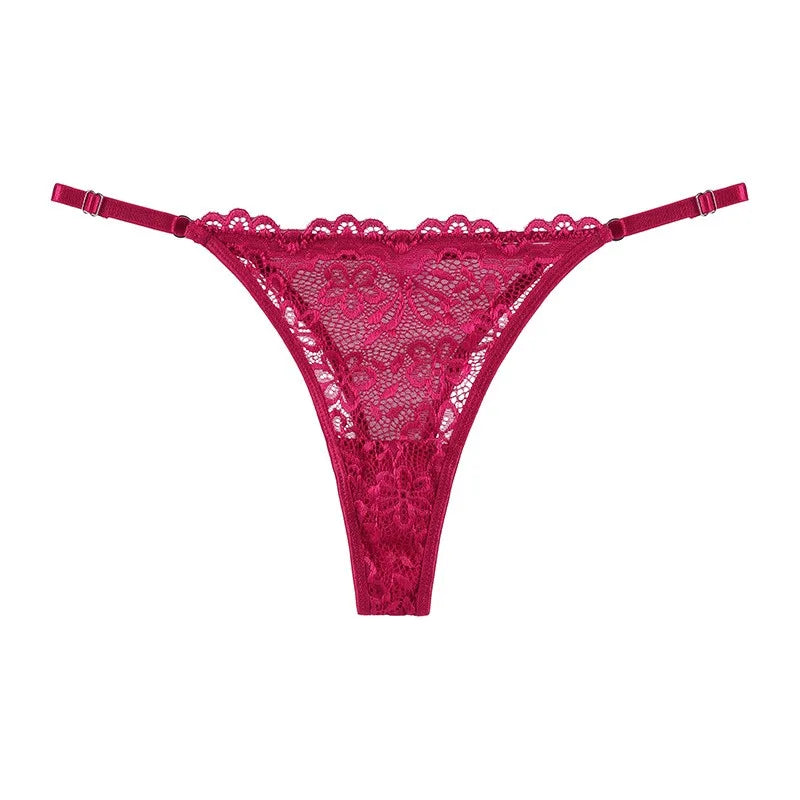 1PCS Women’s Lace Thong – Sexy Hollow Panties for Everyday Wear