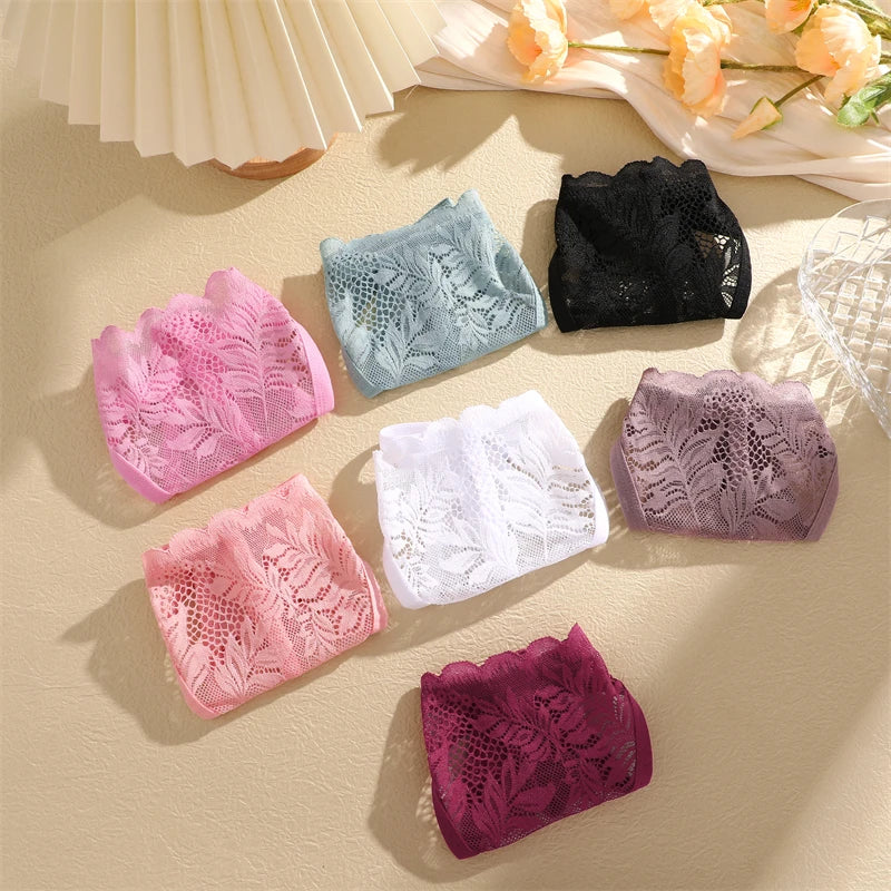 5PCS Lace Temptation G-String Set โ Sheer Lace, Sexy & Soft G-Strings