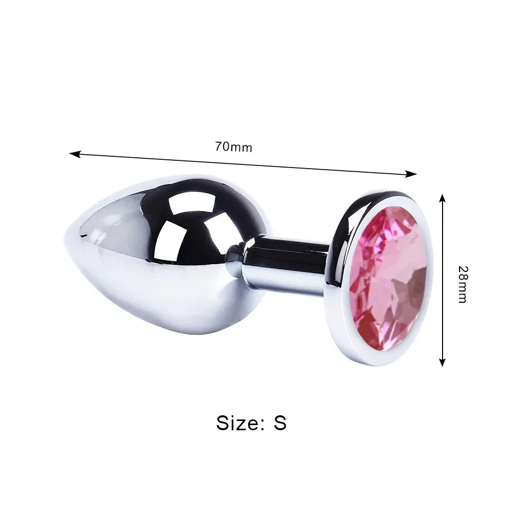 Stainless Steel Anal Plug – Premium Metal Adult Toy