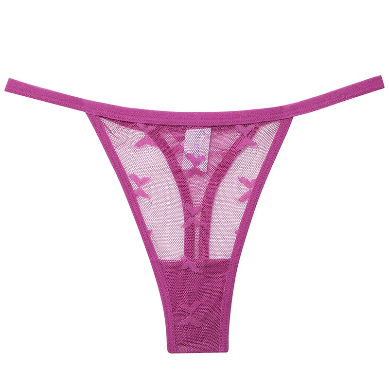 3-Pack Sheer Mesh G-Strings โ Sexy Low Rise G-Strings