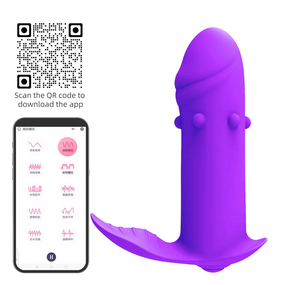 APP-Control Wearable Panty Vibrator β G-Spot & Clit Stimulator