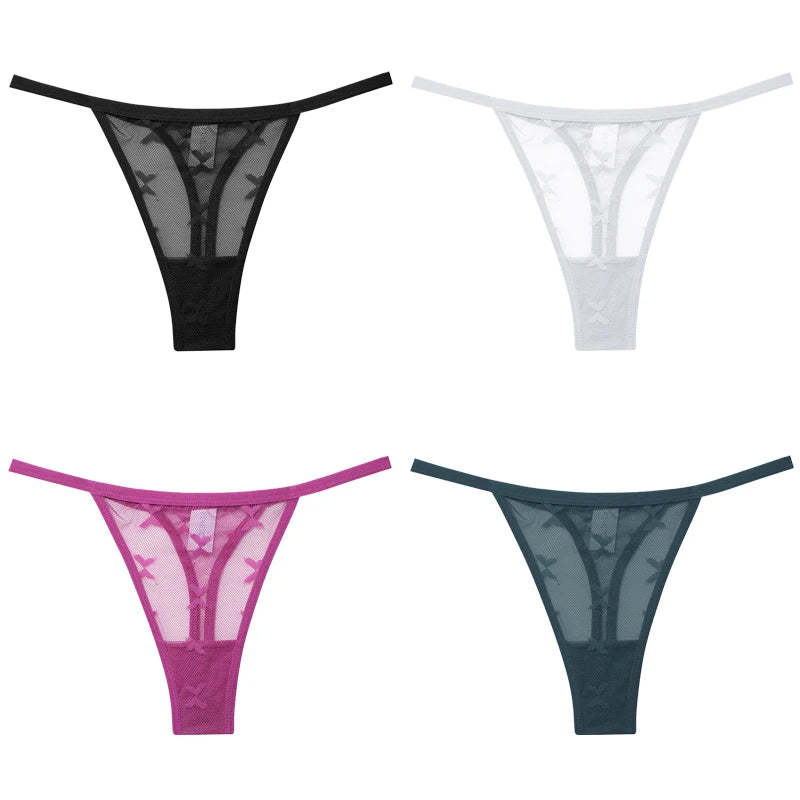 4-Pack Lace G-String Panties