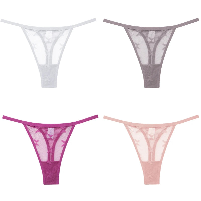 4-Pack Lace G-String Panties