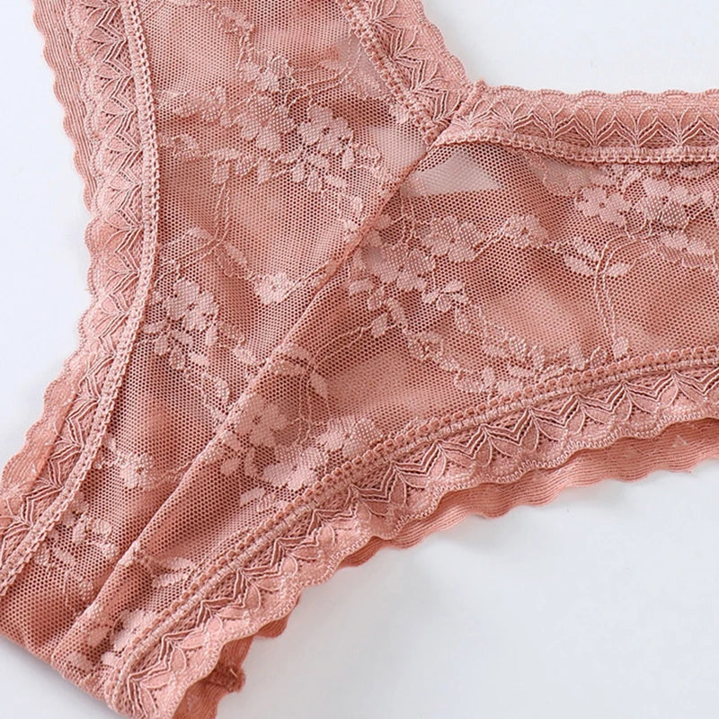 Lace Temptation G-String โ Hollow Out Low Rise Panty