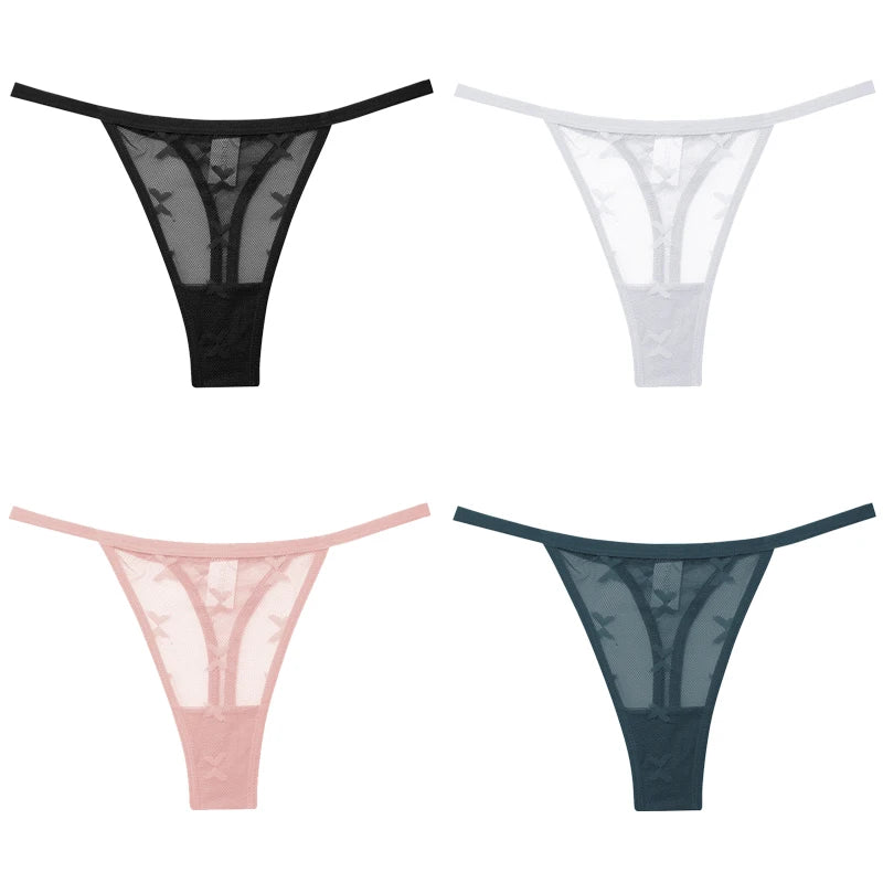 4-Pack Lace G-String Panties