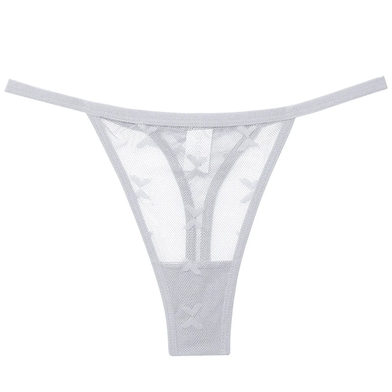 3-Pack Sheer Mesh G-Strings โ Sexy Low Rise G-Strings