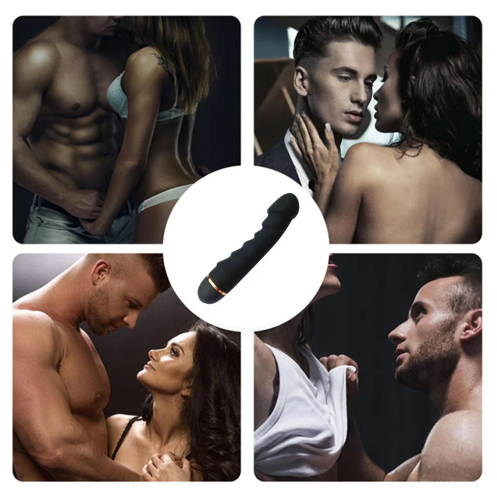 Ultra Soft 20-Mode Vibrating Dildo – G-Spot & Clit Pleaser
