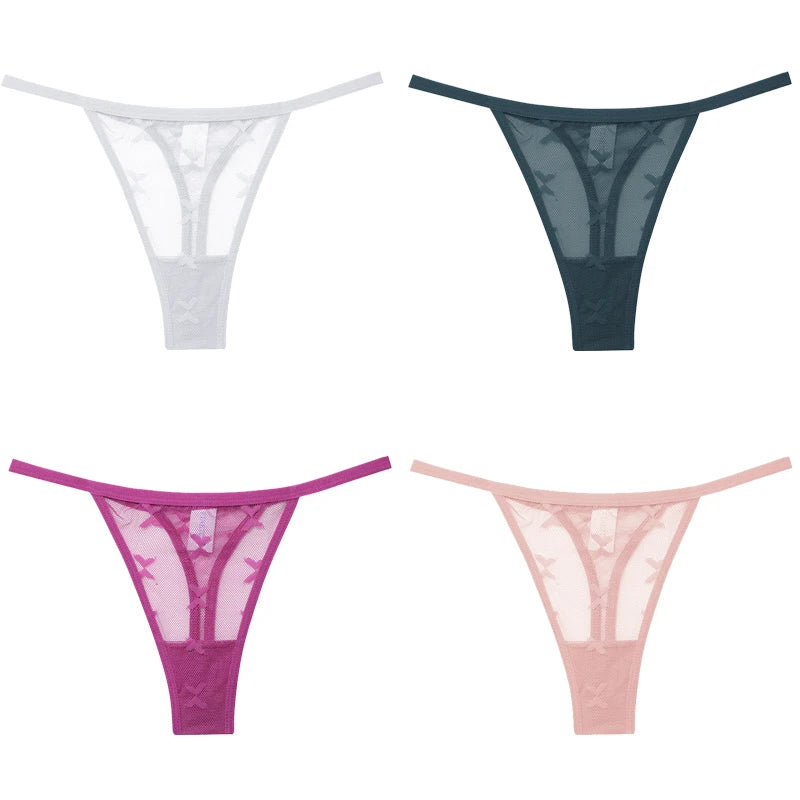 4-Pack Lace G-String Panties