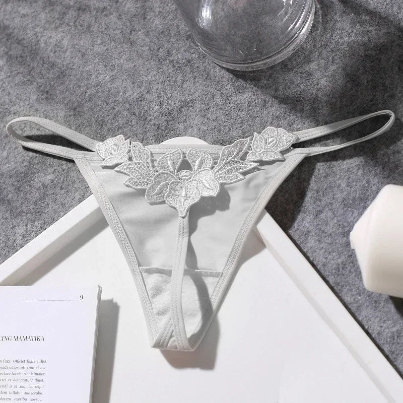 Floral Lace Temptation Thong – Ultra-Thin & Sexy T-Back