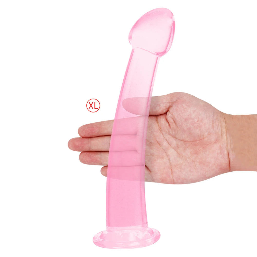 Soft Realistic Jelly Dildo Anal Expander