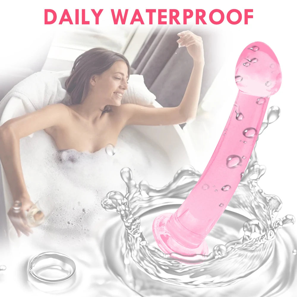 Soft Realistic Jelly Dildo Anal Expander