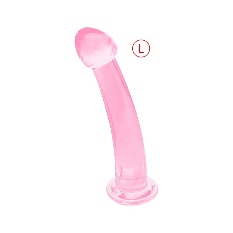 Soft Realistic Jelly Dildo Anal Expander