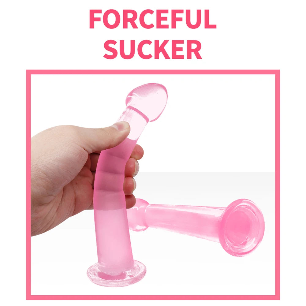 Soft Realistic Jelly Dildo Anal Expander