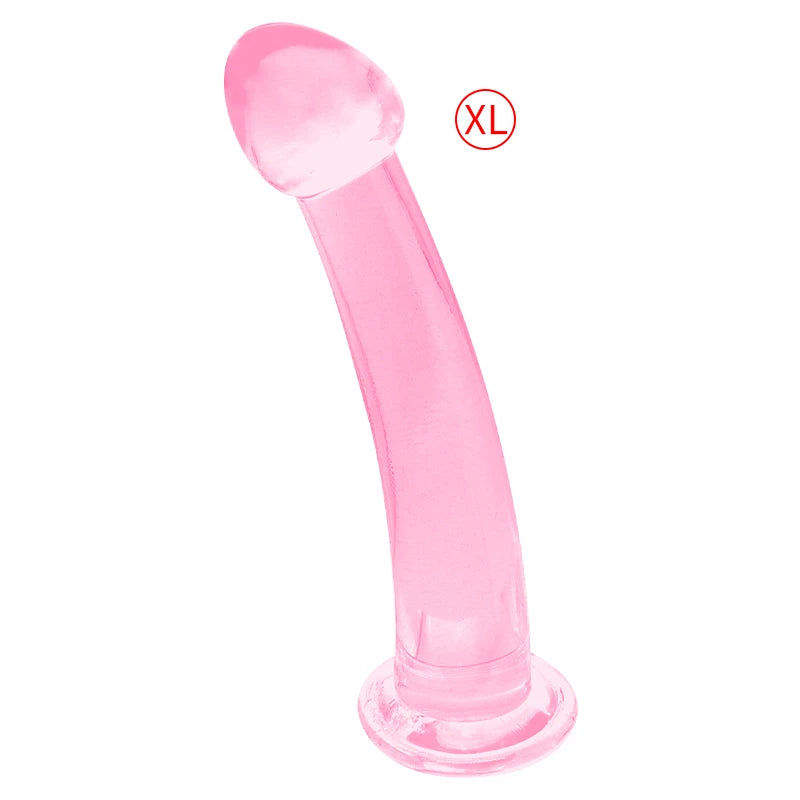 Soft Realistic Jelly Dildo Anal Expander