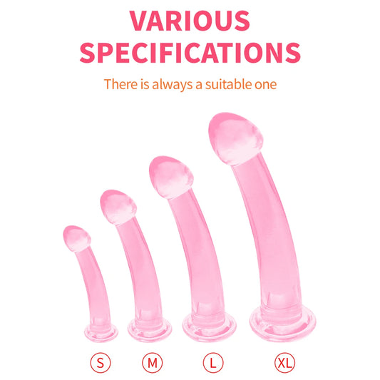 Soft Realistic Jelly Dildo Anal Expander