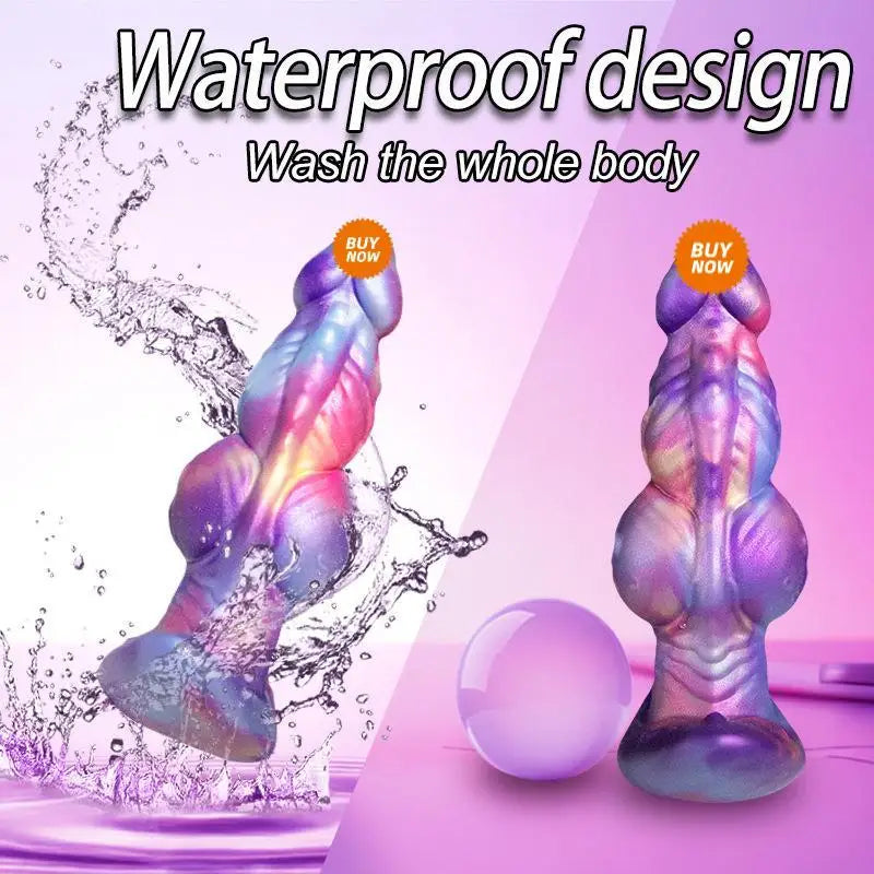 Monster Knotted Dildo & Anal Plug