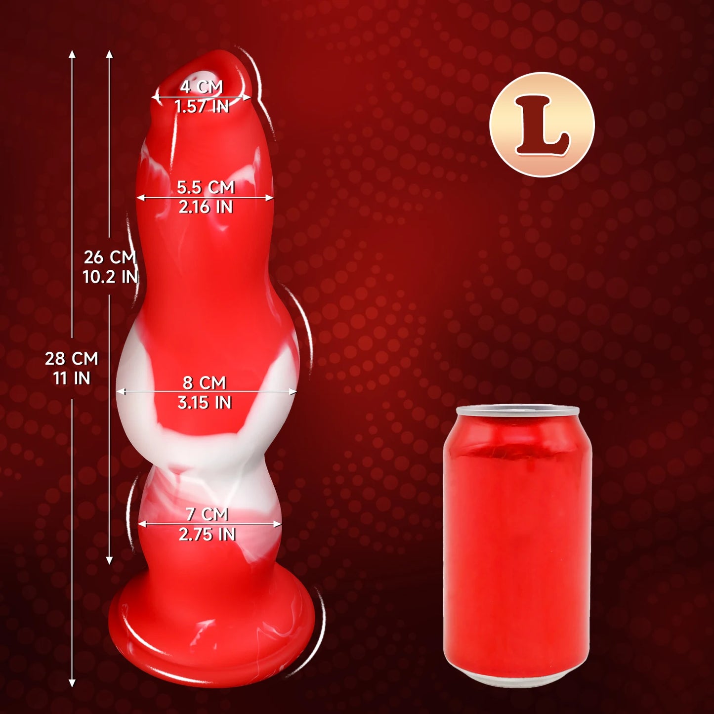 Realistic Dildo – Huge Suction Cup, Anal & Prostate Stimulator (S-XXL)