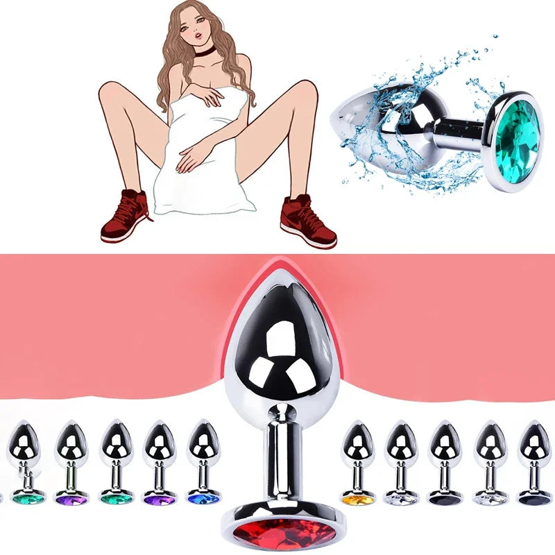 Stainless Steel Anal Plug – Premium Metal Adult Toy