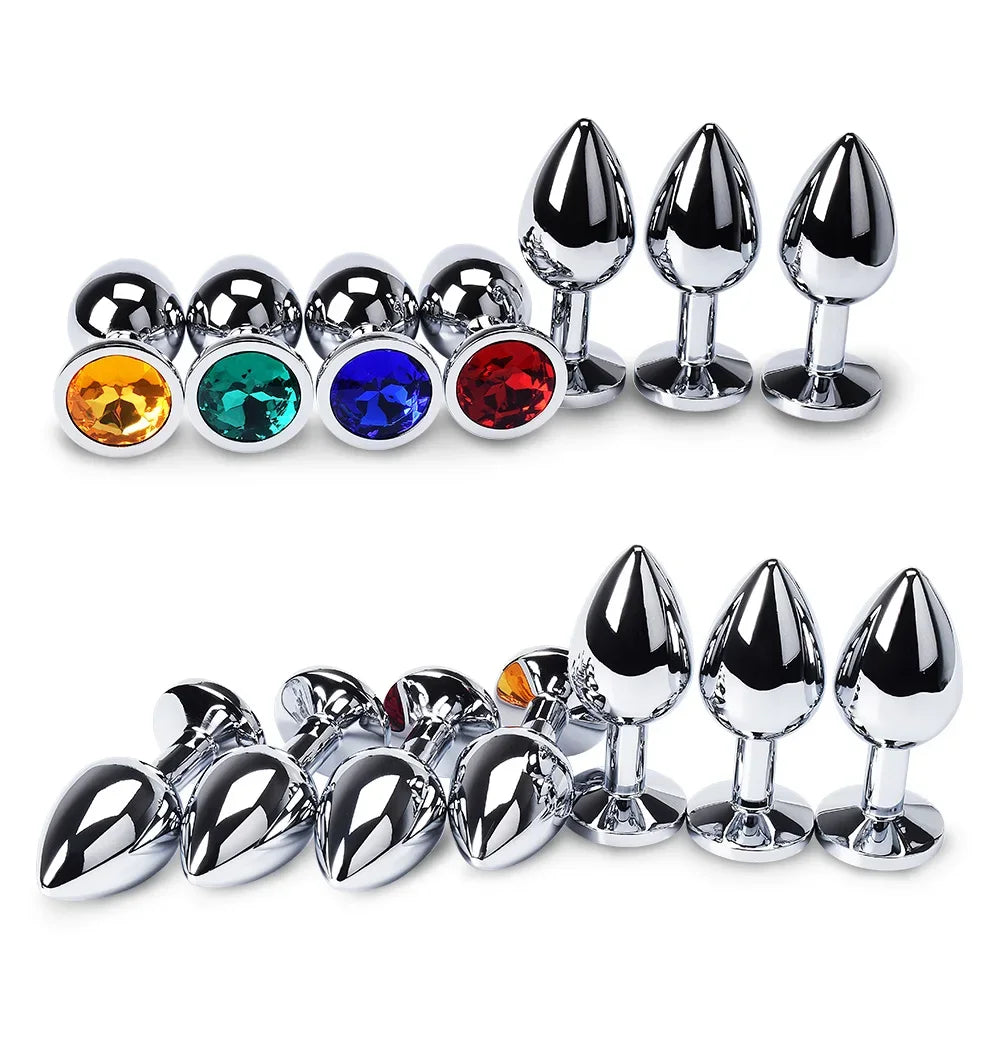 Stainless Steel Anal Plug – Premium Metal Adult Toy
