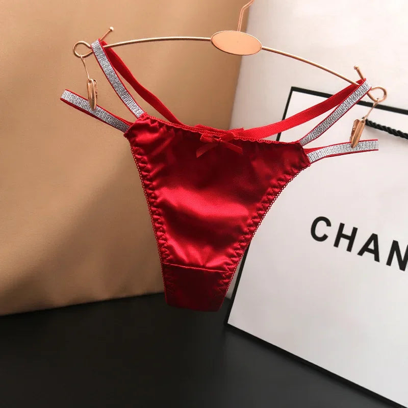 Kawaii Red Kitty Thong – Y2K Low-Rise Anime Panties