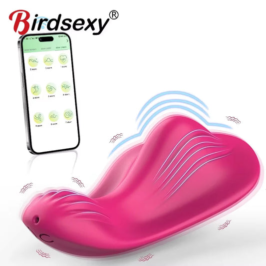 APP-Controlled Wearable Vibrating Egg – Bluetooth Clit Stimulator for Women & Couples