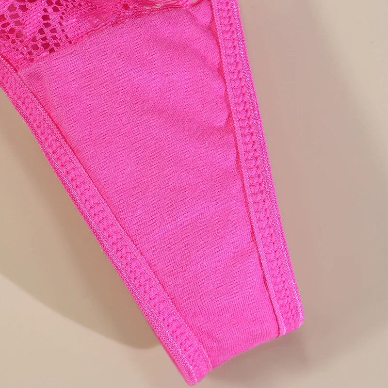 1PCS Women’s Lace Thong – Sexy Hollow Panties for Everyday Wear