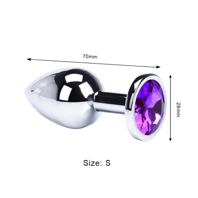 Stainless Steel Anal Plug – Premium Metal Adult Toy