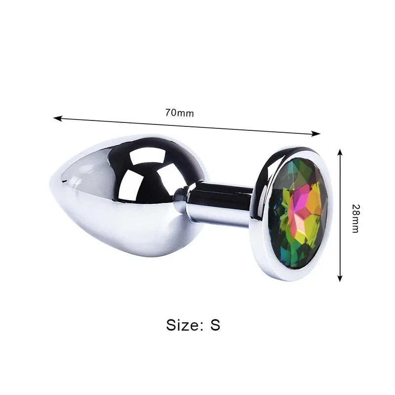 Stainless Steel Anal Plug – Premium Metal Adult Toy