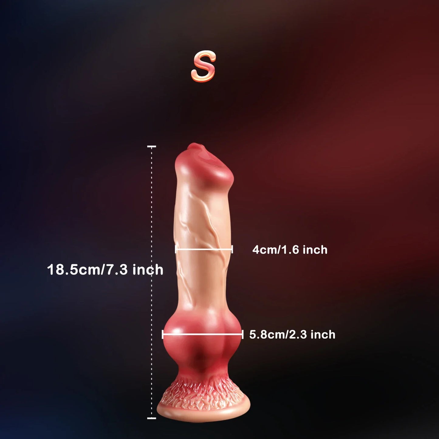 Realistic Dildo – Huge Suction Cup, Anal & Prostate Stimulator (S-XXL)